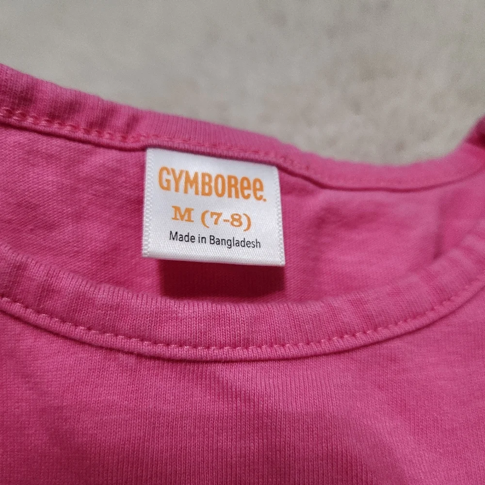Gymboree Mix N Match Girl Pink Flower Ruffled Dress